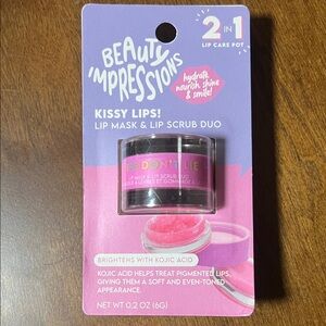 Impressions Kissy Lips Lip Mask & Scrub Duo - Pink
